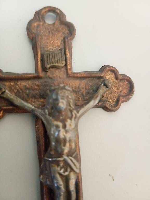 Figuren: Antiker Jesus am Kreuz – Gebraucht aus Basel von Petergunn 3