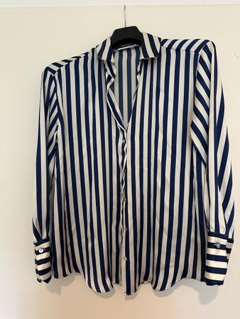 Zara Bluse Gestreift, Gr. M, Sommerlich & Elegant!