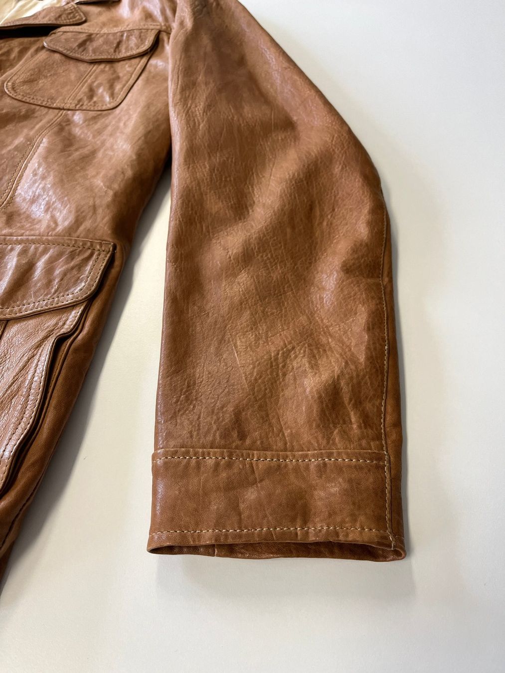 Giacche: Frühling/Herbst Herren Lederjacke Gr. L – Usato da Basel venduto da Xani 6