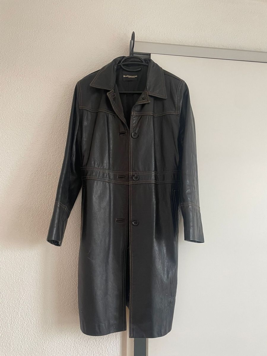 Cappotti: Vintage Leder Mantel/Jacke – Usato da Zürich venduto da joa_7xds