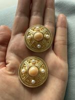 Boucles d’oreilles vintage neuves! 