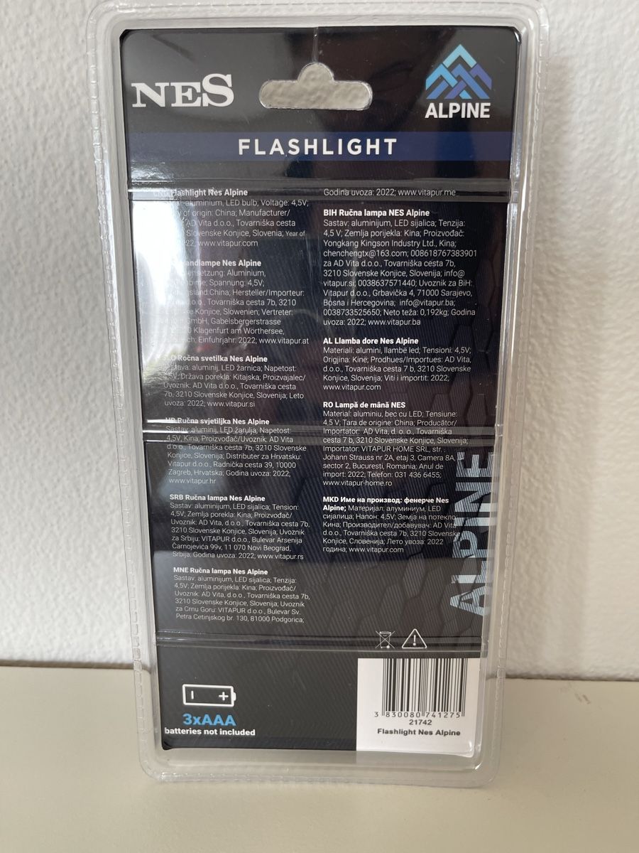 Lampade: NES ALPINE - LED FLASHLIGHT - 1500 Lumens – Nuovo e nell'imballaggio originale da Derendingen venduto da Ninten.do 1