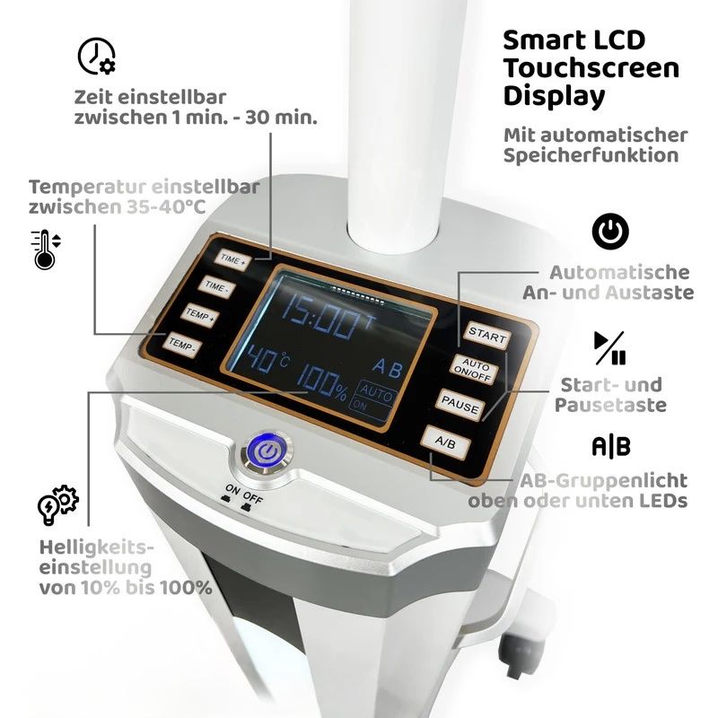 Lampade: LED Bleaching Lampe mit Touchscreen & 60W Leistung, top Zust – Nuovo (secondo la descrizione) da Birsfelden venduto da jav_d6qv 5