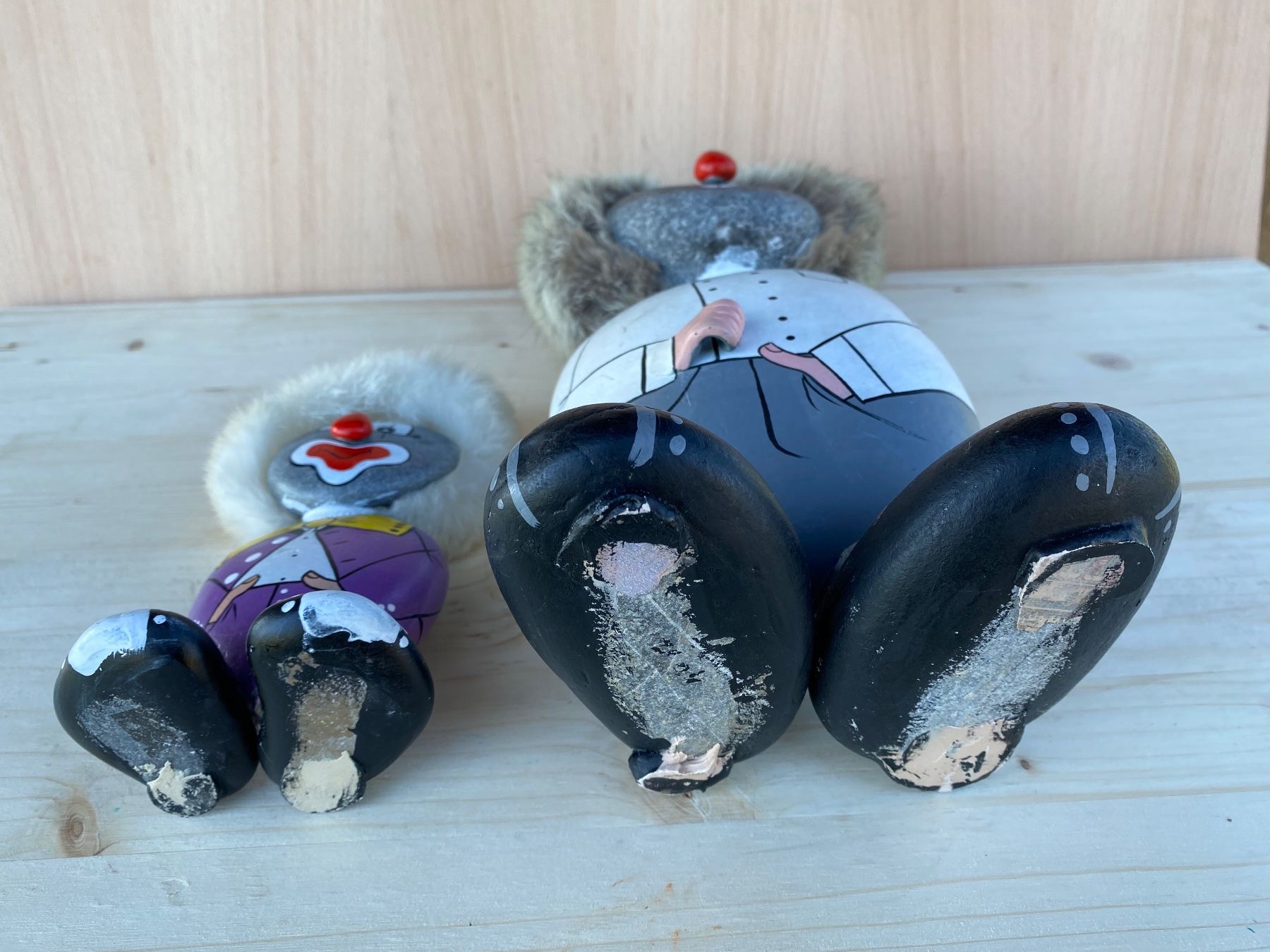 Cloches & sonnailles: 2 schöne Steinfiguren – D'occasion à Feldbach par Olive1 6