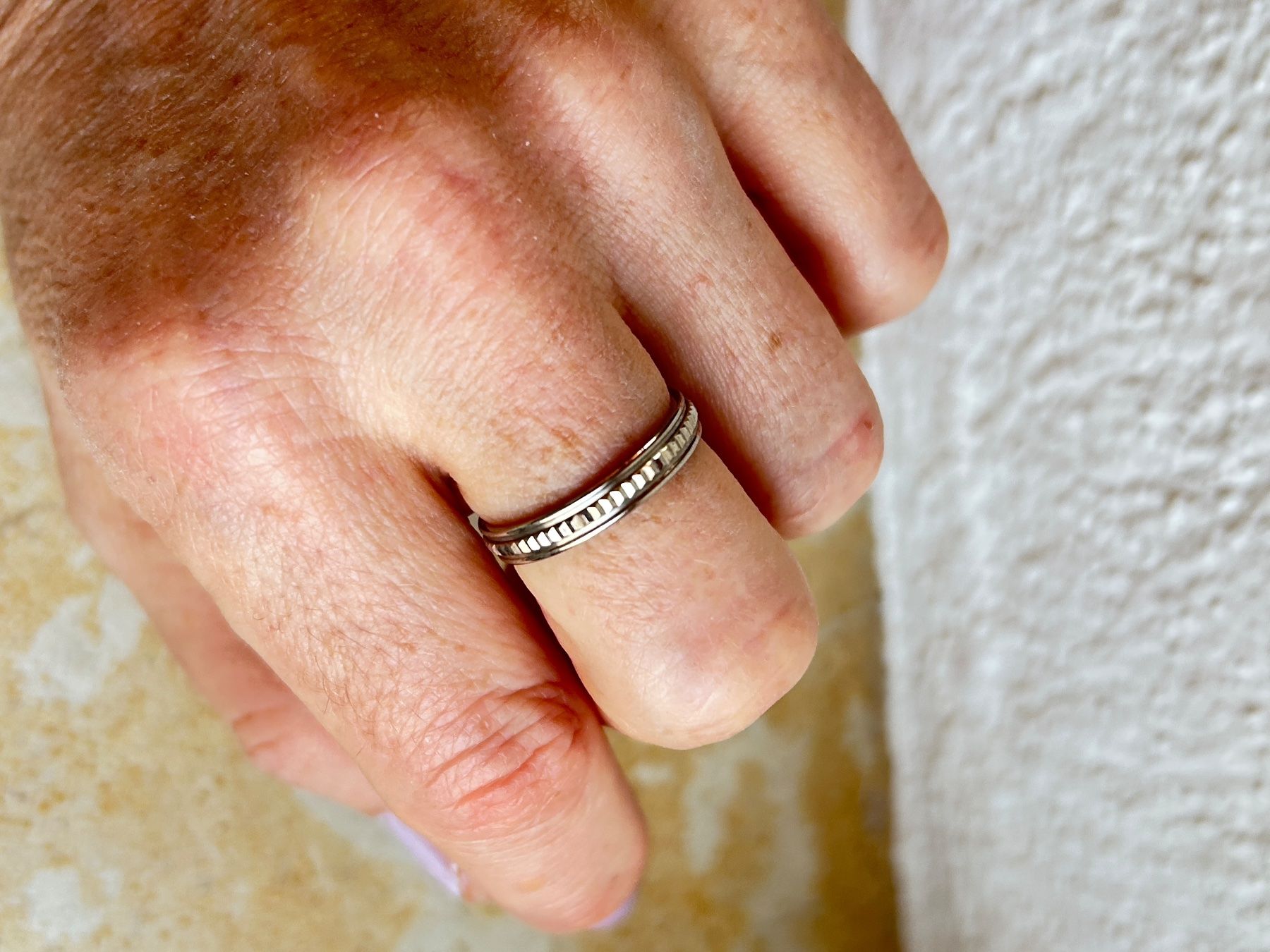 Ringe: Silberner Ring Discomuster Grösse 59 – Gebraucht aus Laufen von Bellavitaboom 1
