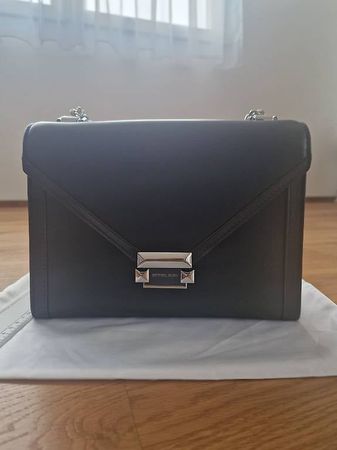 Neue Michael Kors Handtasche,  schwarz silber