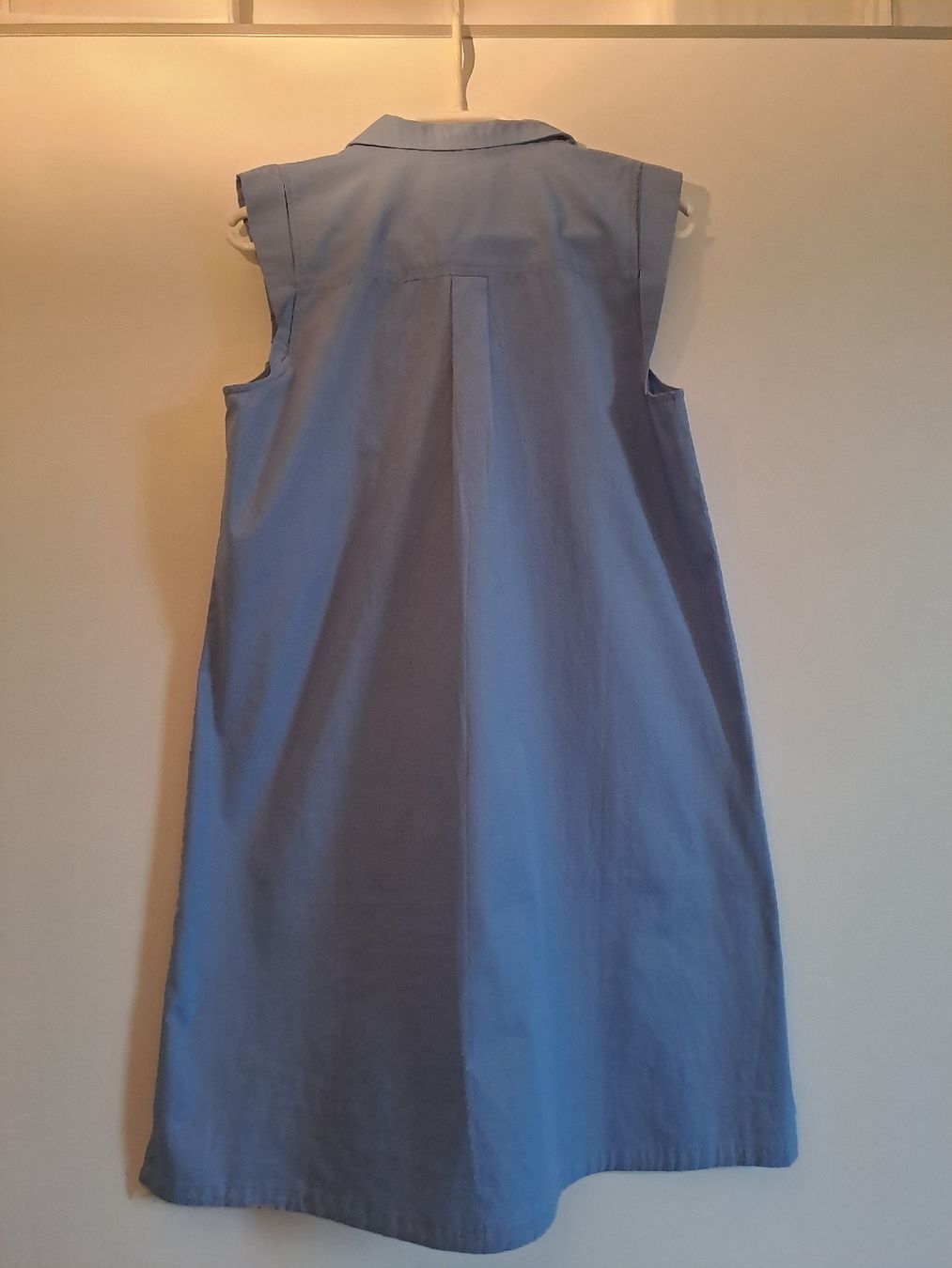 Vestiti: Kaffe Carolina Kleid hellblau Grösse 38 100% Baumwolle – Nuovo e nell'imballaggio originale da Basel venduto da Sevenaa 1