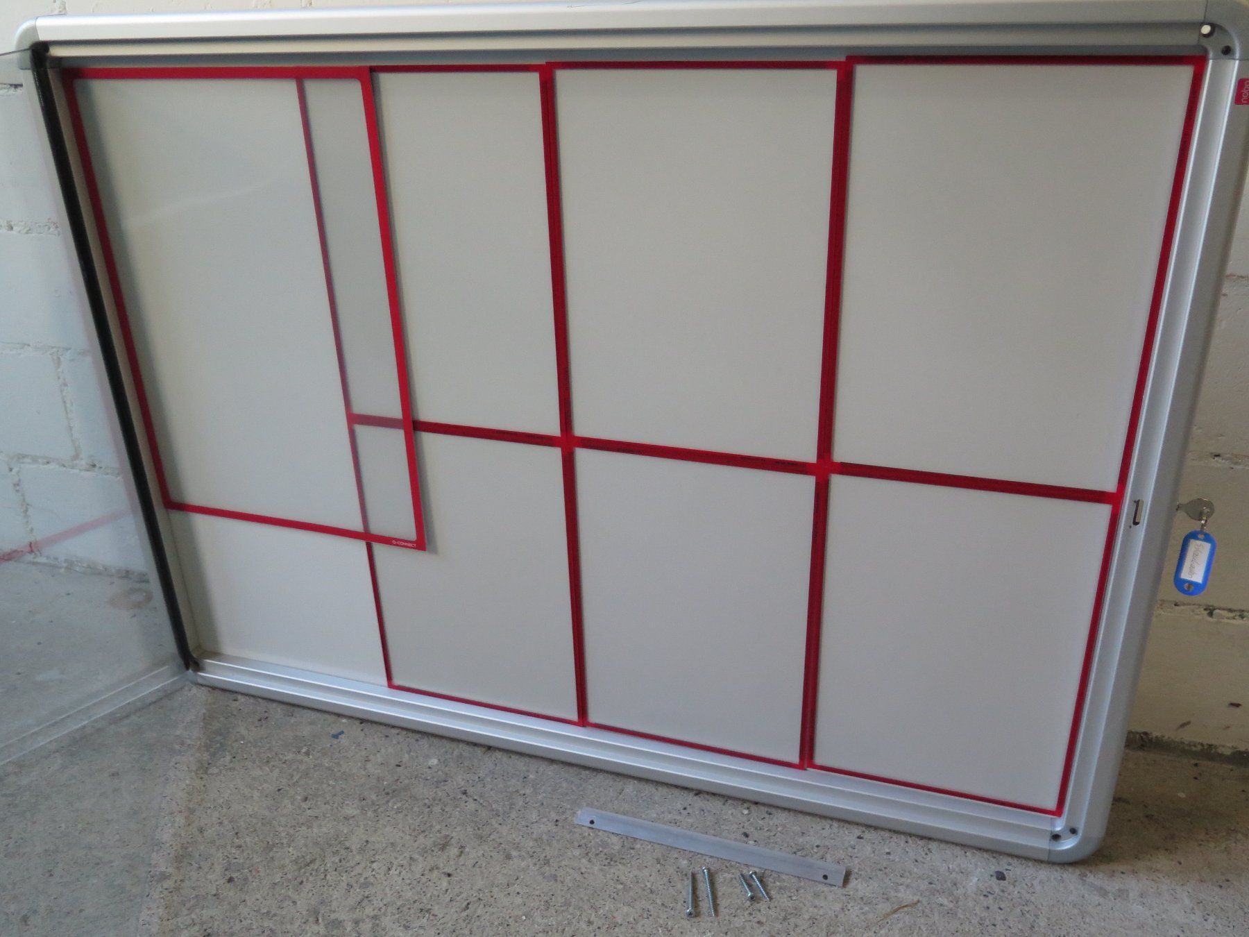 Lavagne: Whiteboard / Werbevitrine / Präsentationsvitrine 975 x 695mm – Usato da Basel venduto da Deko1 6