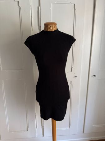 ZARA - Etuikleid schwarz elegant S