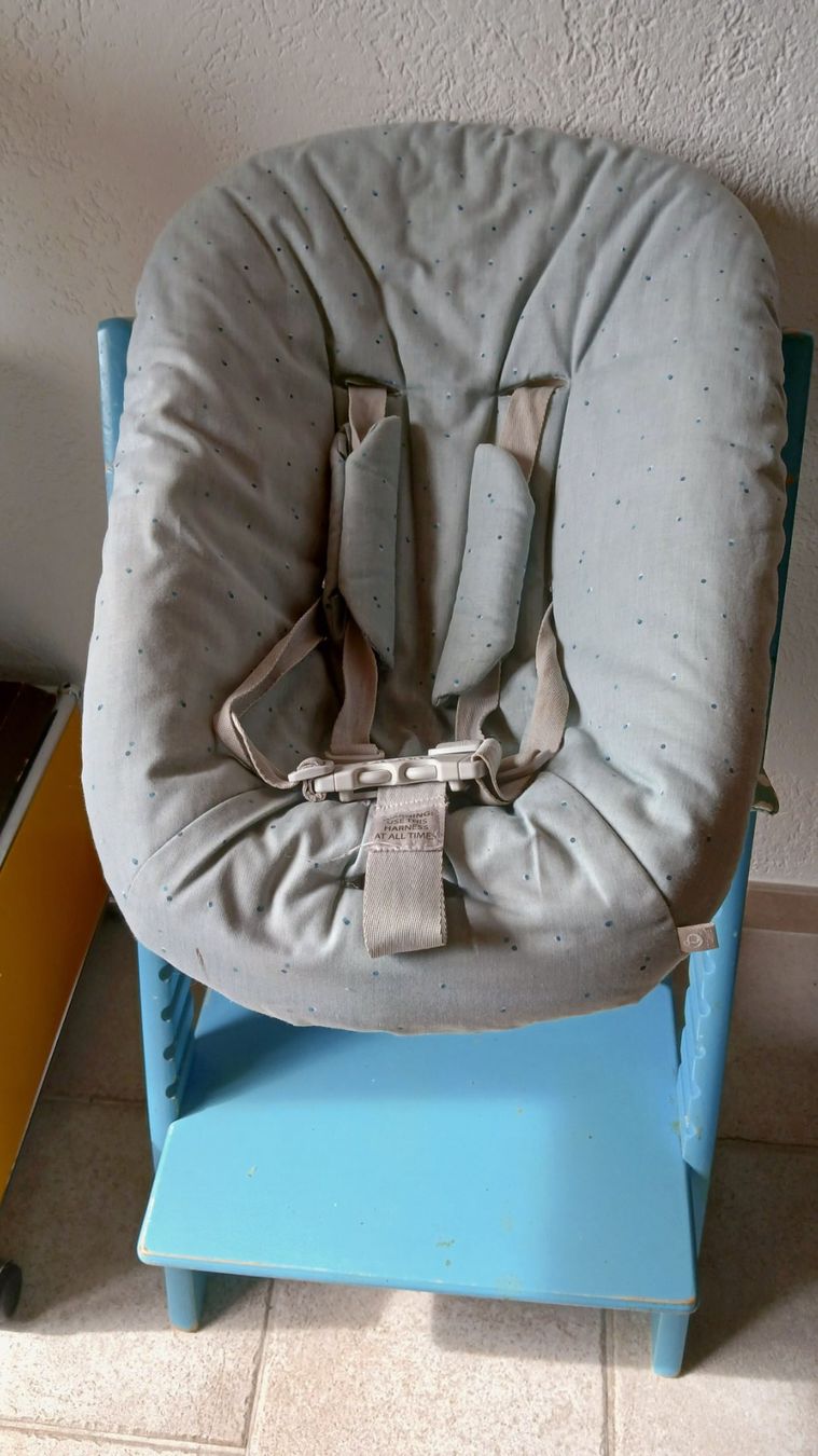 Stokke Seggioloni: Babyschale Tripp Trapp mit ersatz Cover – Usato da Schalchen venduto da Ayrastark