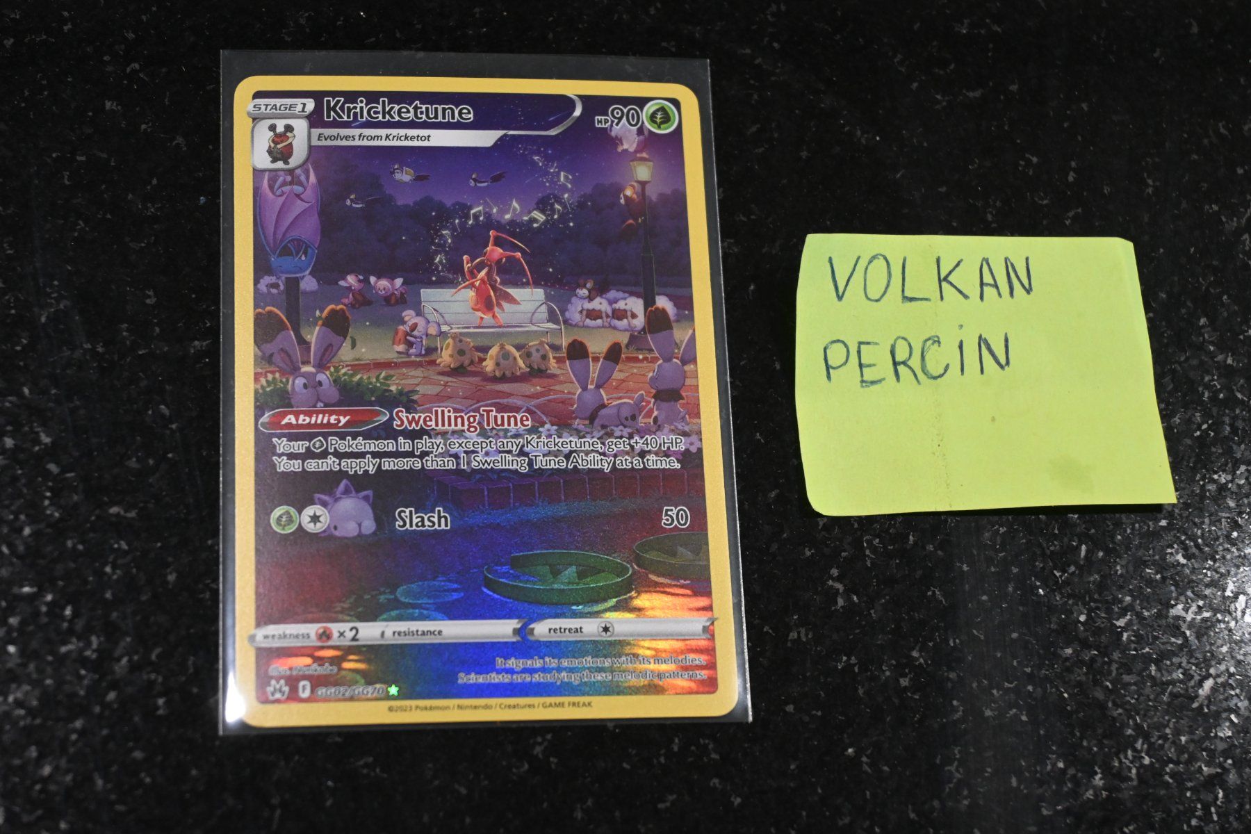 Pokémon Carte collezionabili: Kricketune #GG02 Pokemon Crown Zenith – Nuovo (secondo la descrizione) da Aigle venduto da PSAPOKEVOVO