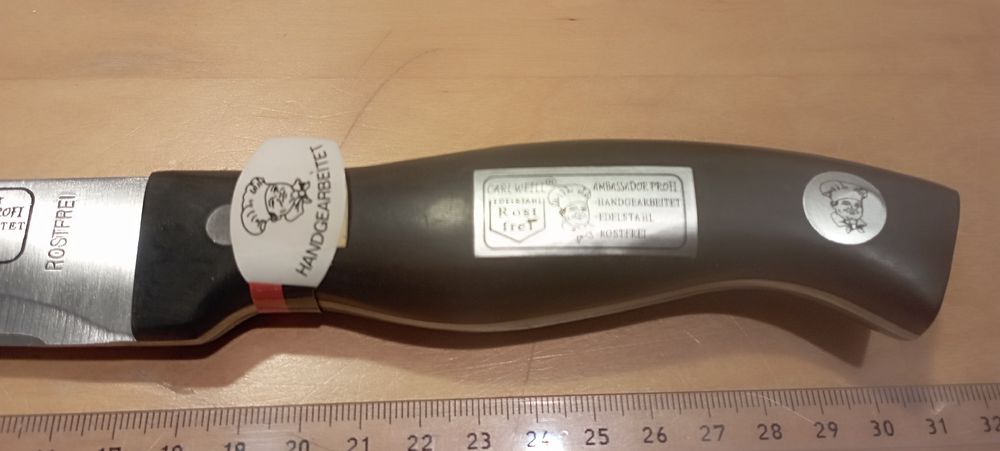 Carl Weill Profi Kochmesser, rostfrei, Neu und unbenutzt (Neu (gemäss ...