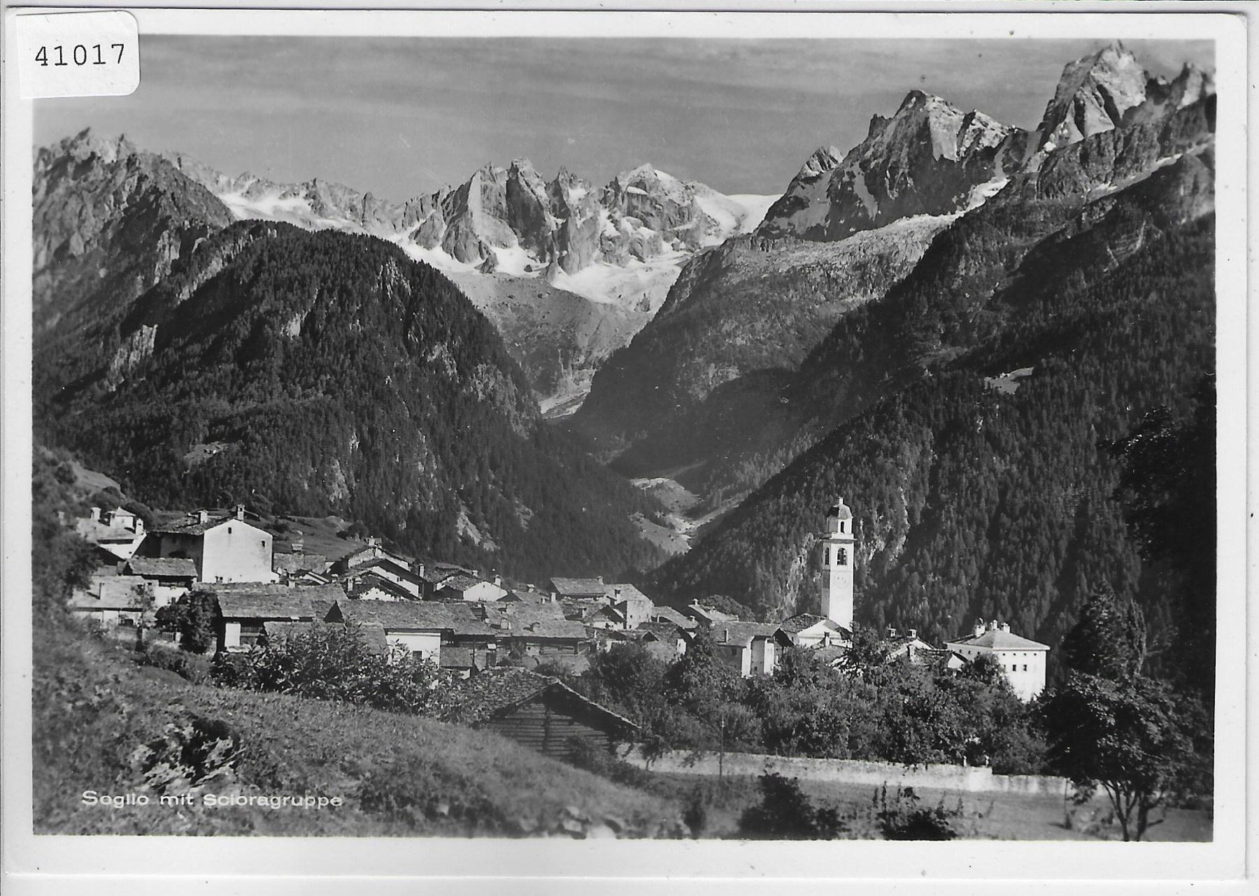 Cartes postales: Soglio mit Scioragruppe – D'occasion à Ettingen par Kartenplanet