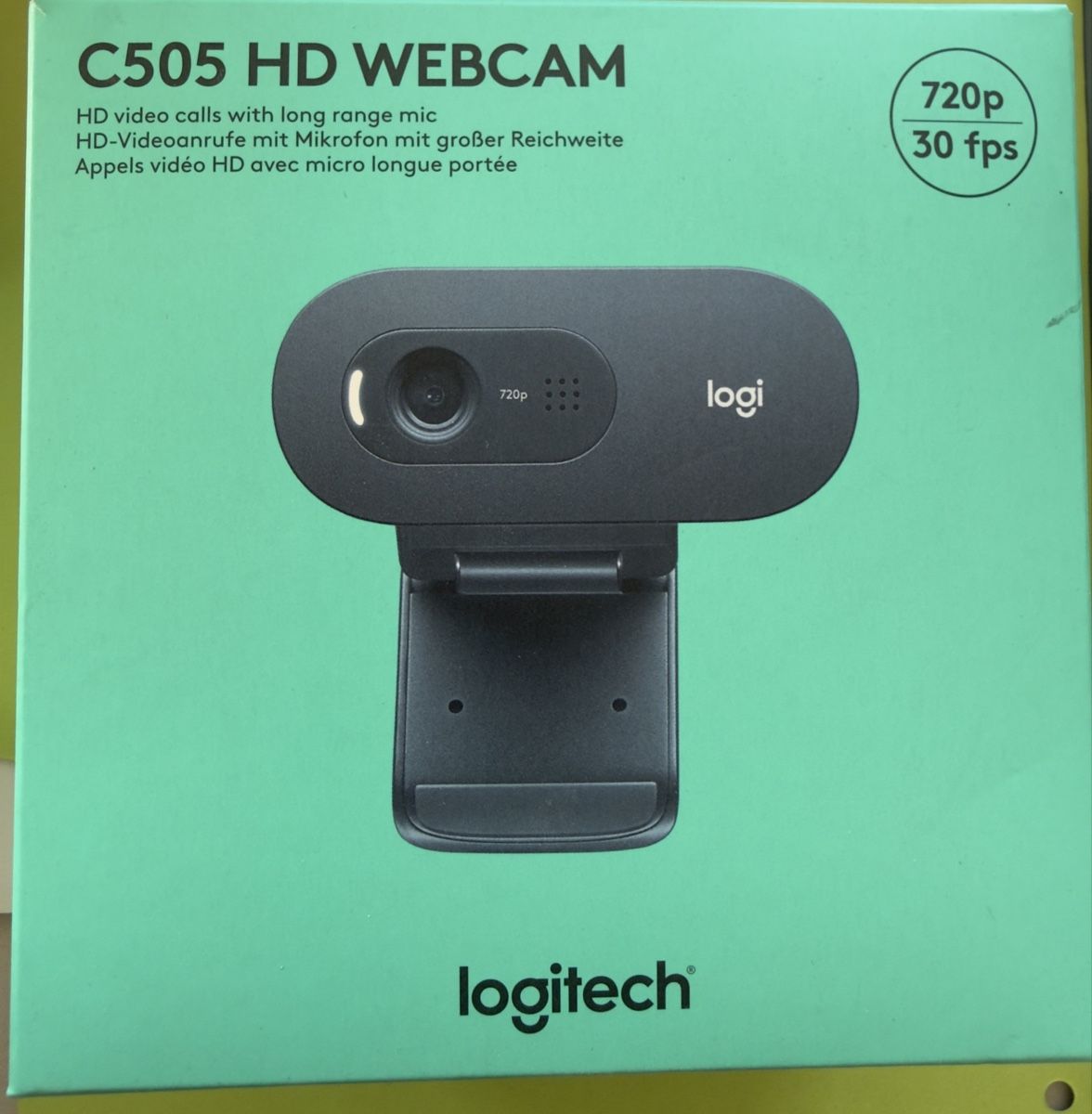 Logitech Webcam: Logitech C505 HD Webcam  – Nuovo e nell'imballaggio originale da Basel venduto da tamy90