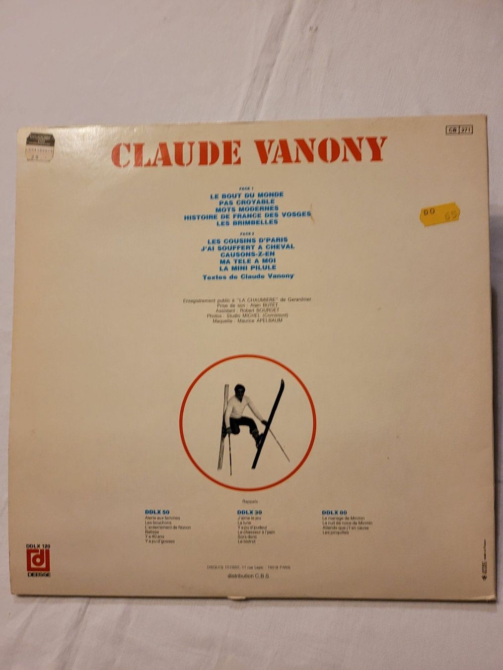 Schallplatten: Disque Vinyle 33t Claude Vanony "mmm...les brimbelles" – Gebraucht aus la Chaux-de-Fonds von Lampe 2