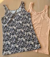 2 Top Damen, Grösse 36/38 Rosa/Muster