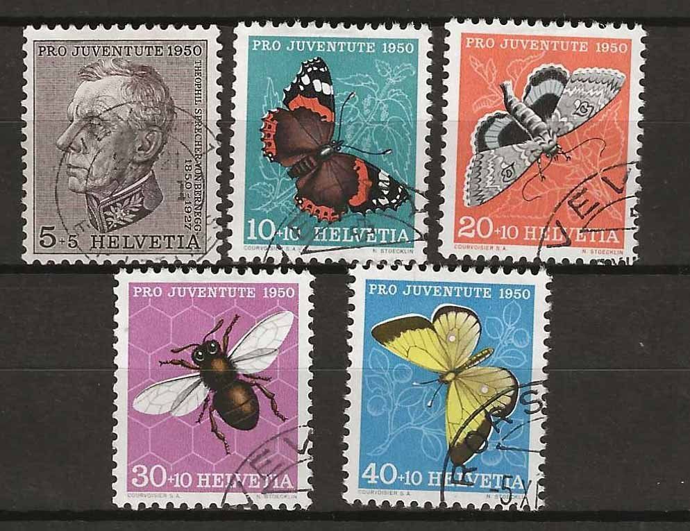 Alle Briefmarken: PJ050 - Pro Juventute 1950 obl. – Gebraucht aus Trélex von Phil_Albert