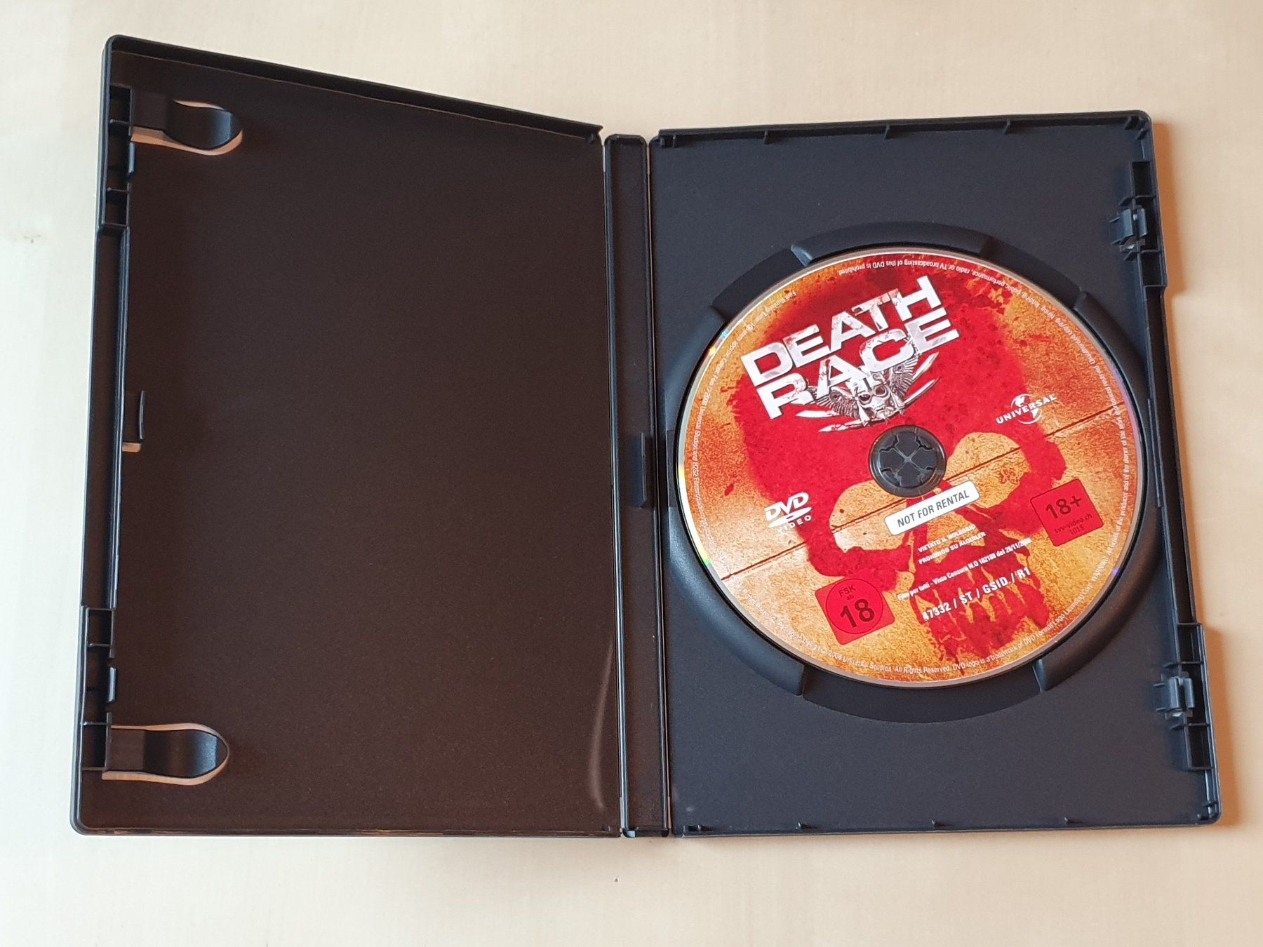 Tutti i DVDs: Death Race – Usato da Stansstad venduto da collectorsshop 2