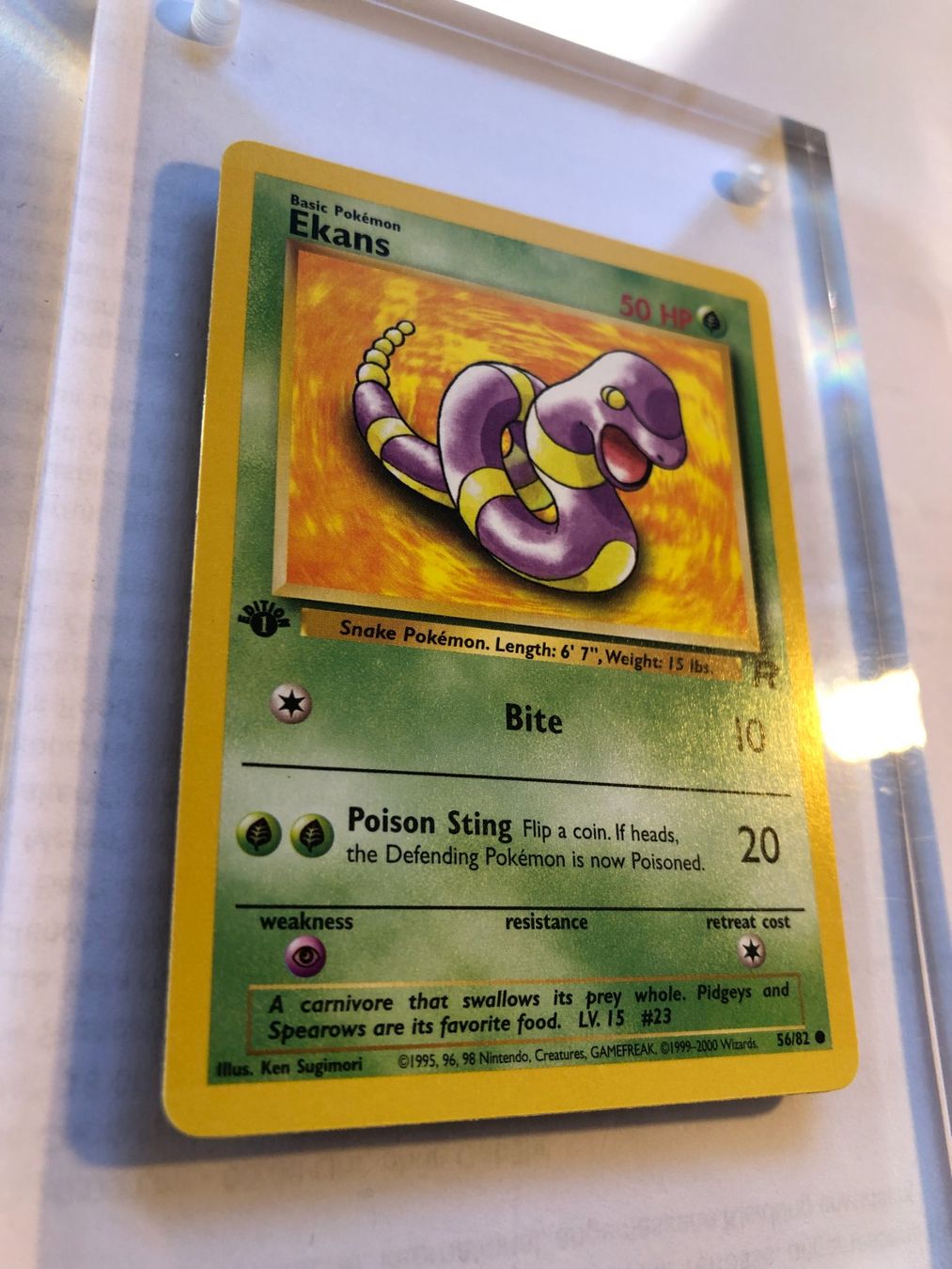 Sammelbilder & Trading cards: Ekans 1st Team Rocket - MINT - ab 1.- – Gebraucht aus Giubiasco von dan_pr8b 1