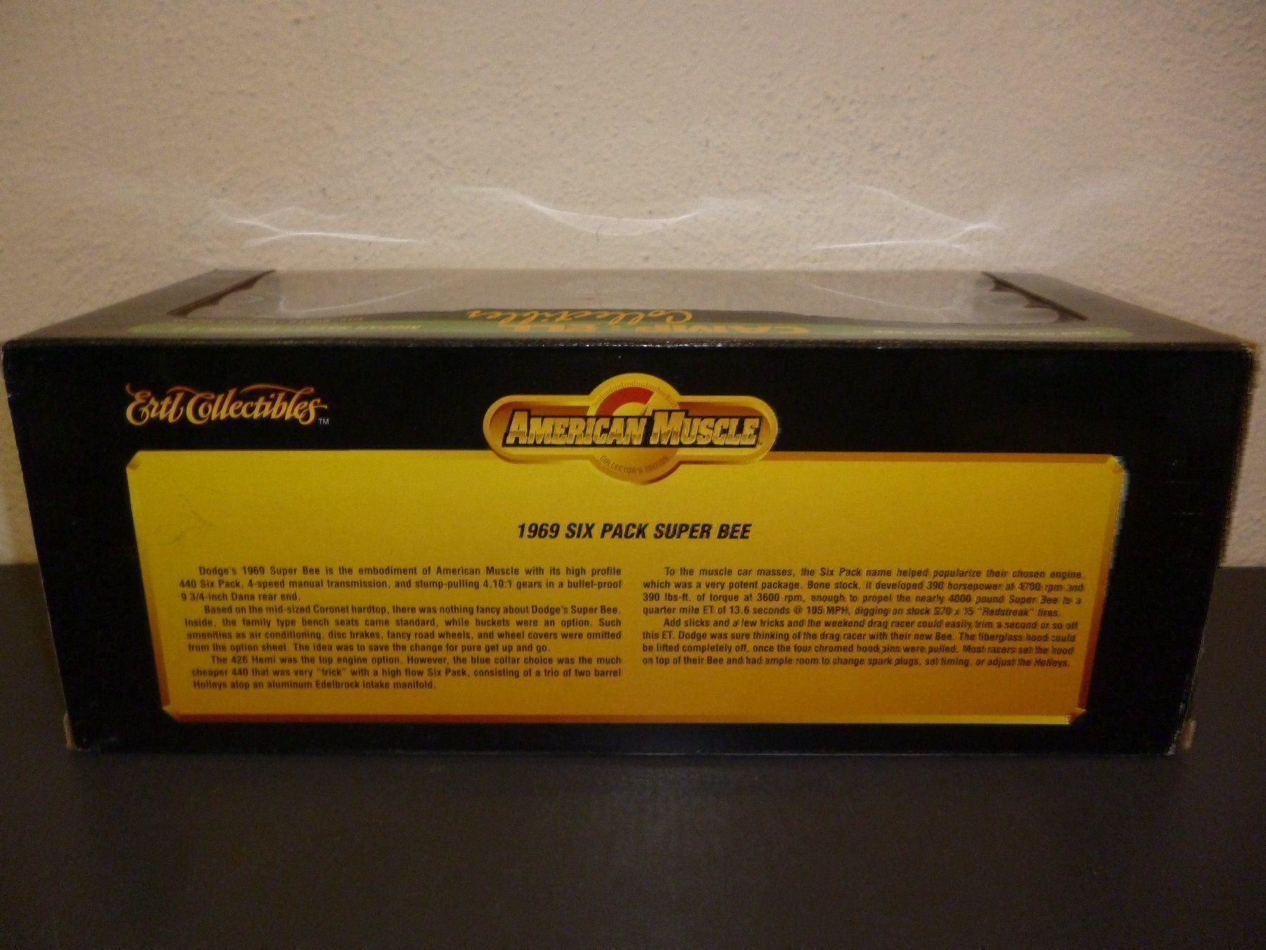 Dodge Modellini d'auto: Dodge Superbee 1969 440 Six-Pack 1:18 – Nuovo e nell'imballaggio originale da Niederwil SG venduto da Kaicorner03 2