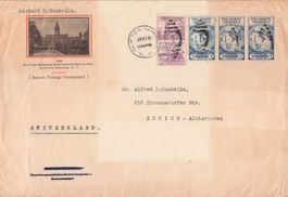 USA - Zürich , 16.1.1934 , Byrd Antarctic Expedition II Fra.