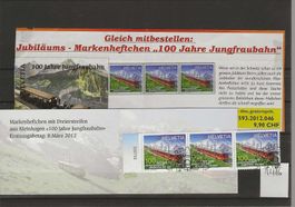 timbre carnet 1416 Jungfraubahn