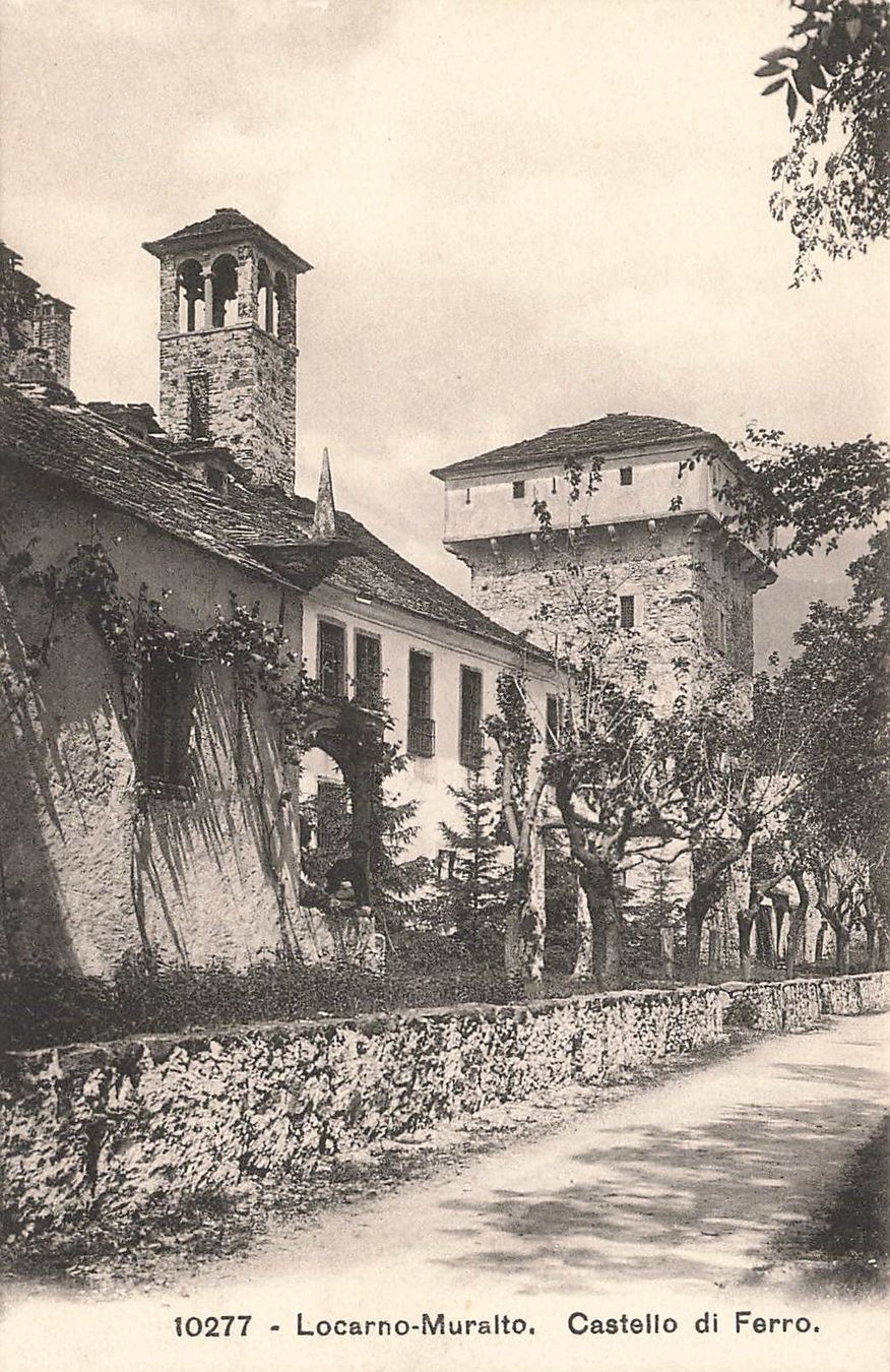 Ansichtskarten: Locarno Muralto castello di Ferro – Gebraucht aus Biasca von Blenio71