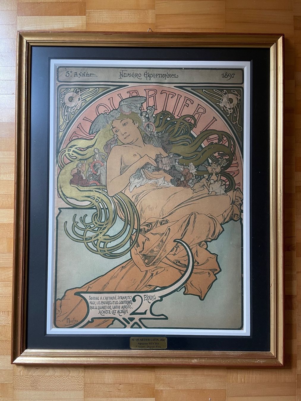 Grafica & Litografie: Original Lithografie von Alfons Mucha 1897 – Usato da Basel venduto da misterX64 2