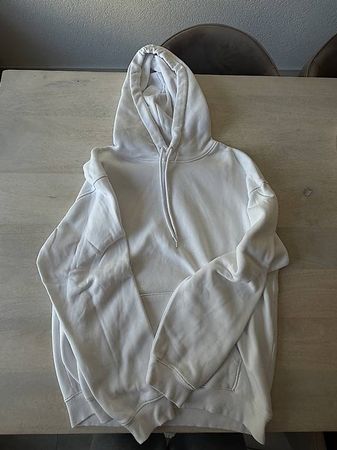 Sweat à capuche H&M blanc   taille S  très bon état