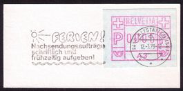 ATM A3 mit sauberem Maschinenstempel 79__9450 Altstätten(SG)