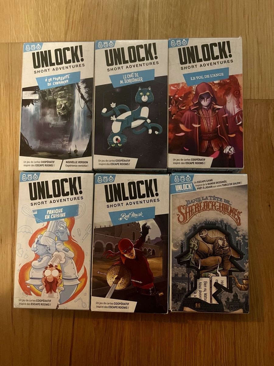 Spiele: Lot de 6 Unlock Short – Gebraucht aus Zürich von sch_ysr5