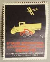 MA229) 1929.1A, Vignette Autosalon postfrisch Kt. 80.-