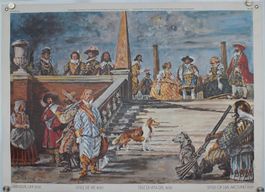 Schulwandbild Nr. 166 LEBENSSTIL um 1650
