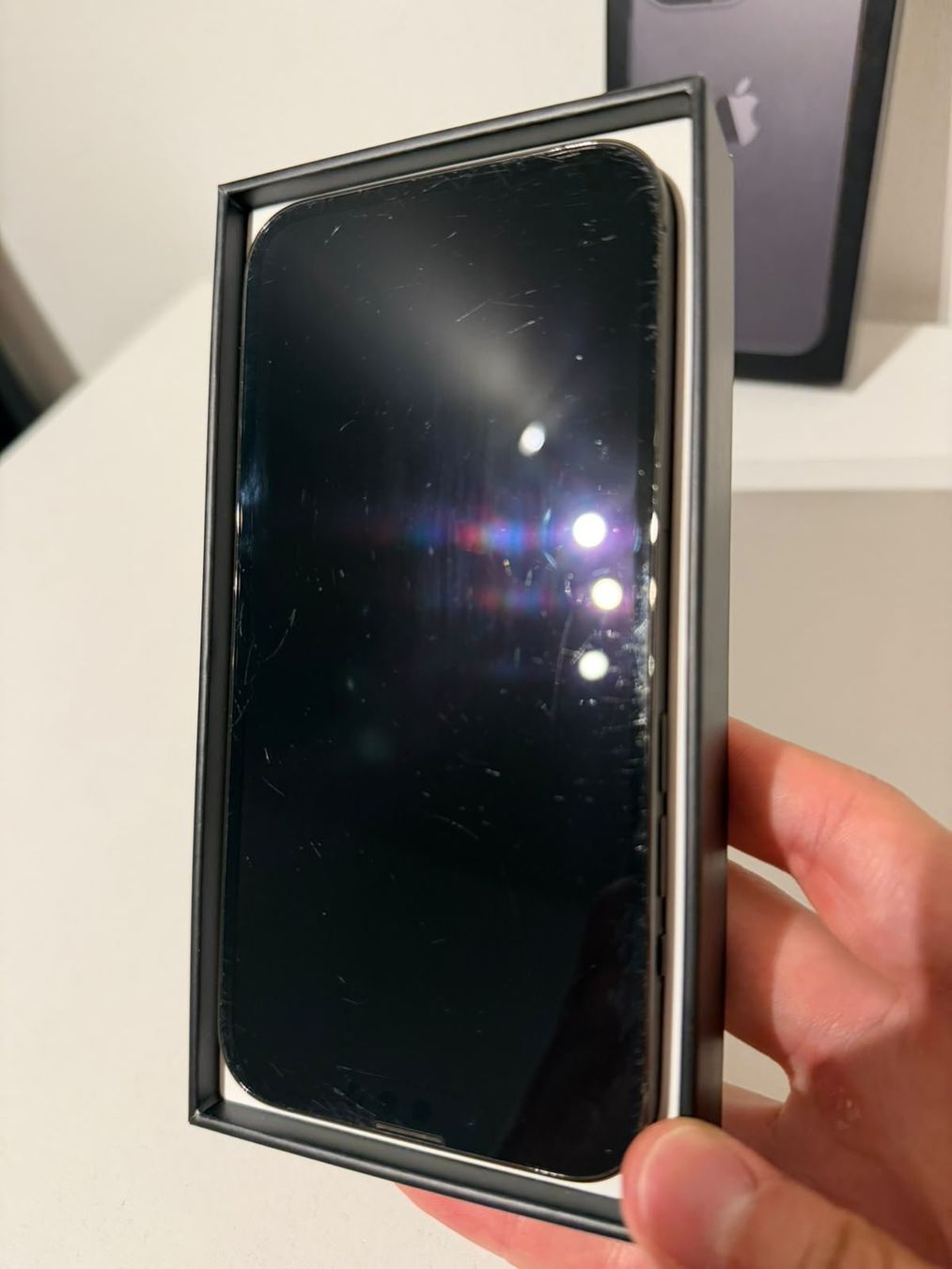 Apple Telefoni cellulari / Smartphones: Apple iPhone 13 Pro 128 GB Graphite Akku 76% mit Stecker – Usato da Bern venduto da wuerschwein 2