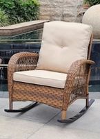Outdoor Rattan - Schaukelstuhl