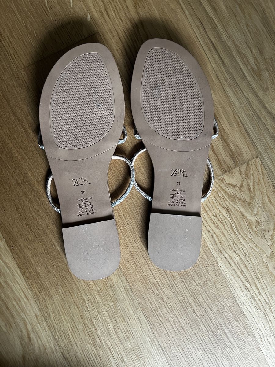 Scarpe da donna: Zara Strasssandalen – Nuovo (secondo la descrizione) da Ebikon venduto da her_82yr 3