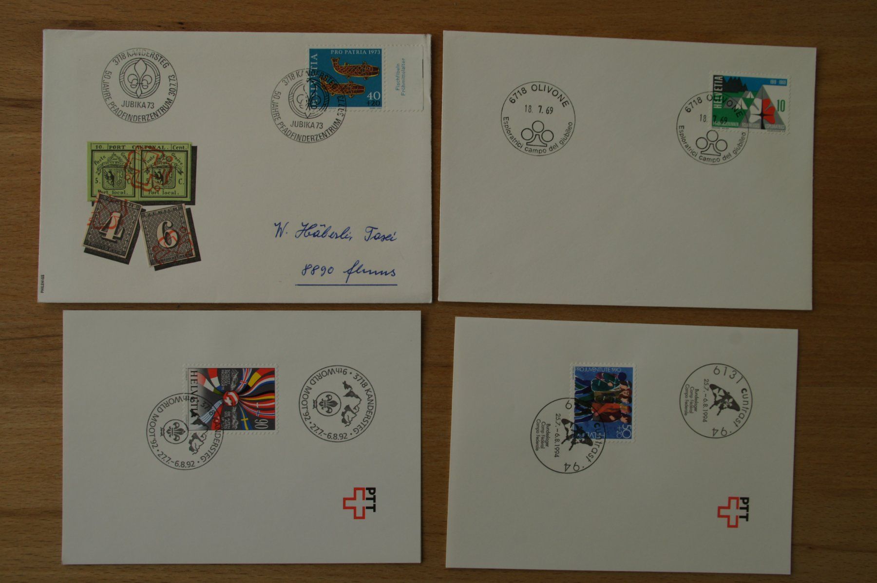 Alle Briefmarken: Pfadfinderbelege ab 1938 – Gebraucht aus St. Margrethen SG von maege07 2