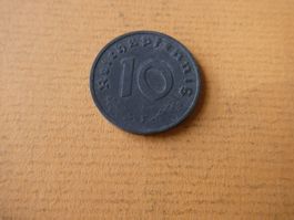 Dt. Reich 1944 F, 10 Reichspfennig