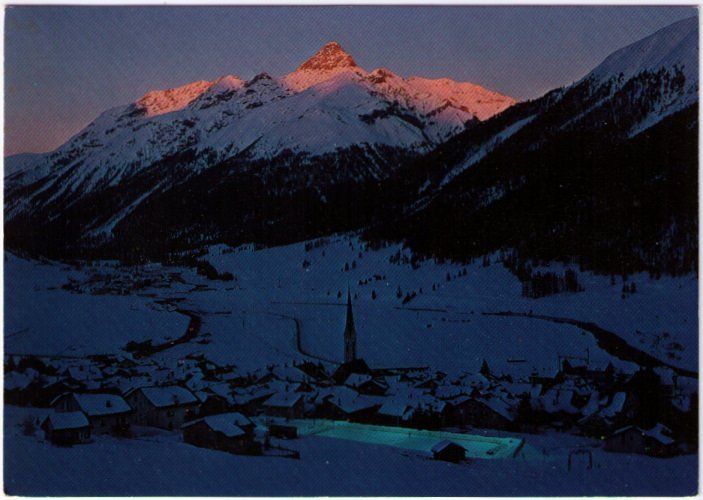 Cartes postales: Zuoz - Abendstimmung – D'occasion à Binningen par Mountainrider