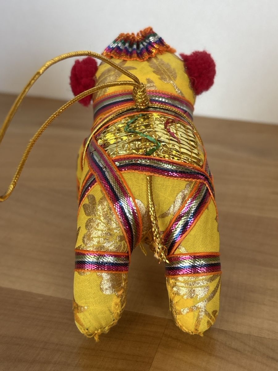 Statuette: indische Elefanten Figur / Puppe aus Stoff – Usato da Rümlang venduto da euqinom16 3