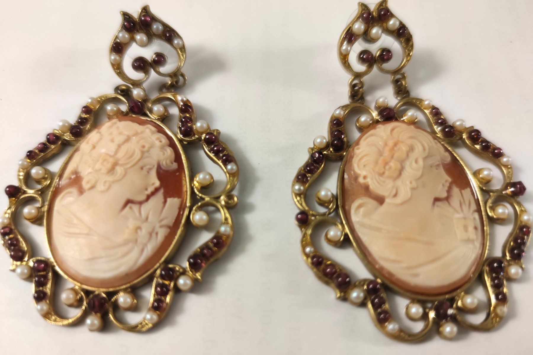 Orecchini pendenti & Orecchini a lobo: ORECCHINI DONNA CON CAMEO – Nuovo (secondo la descrizione) da Odogno venduto da Eurobit 4