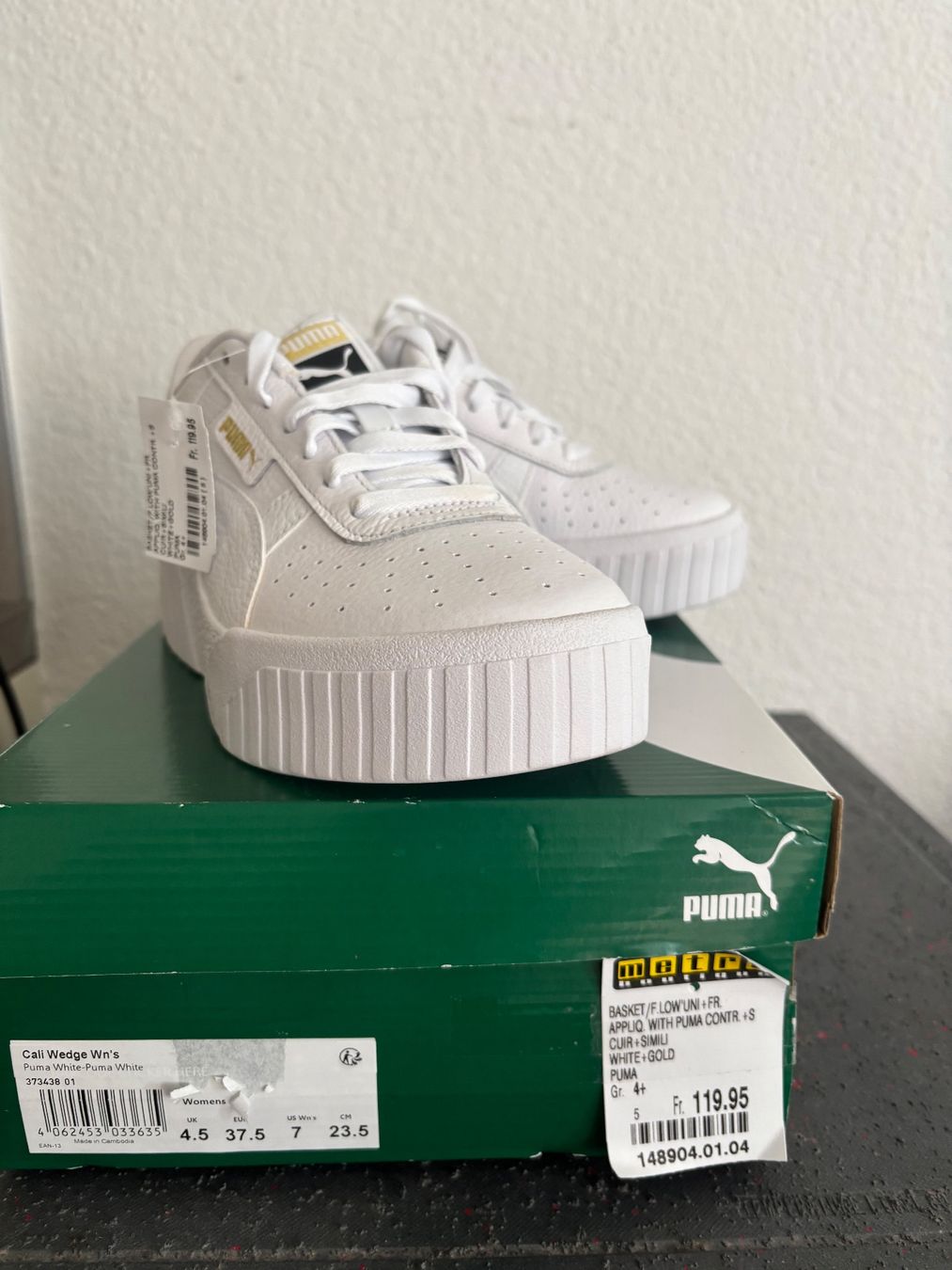Puma Chaussures femmes: Basket Puma cuir – D'occasion à Yverdon-les-Bains par annefu
