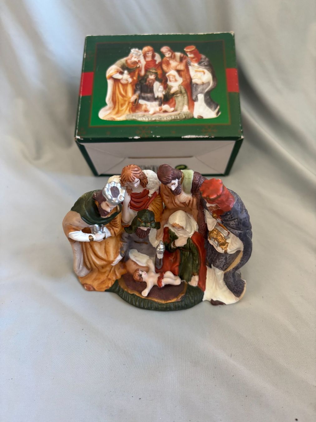 Statuette: Krippenfigur Set aus Polyresin mit Originalkarton – Usato da Birmensdorf ZH venduto da HelvetiaMarkt