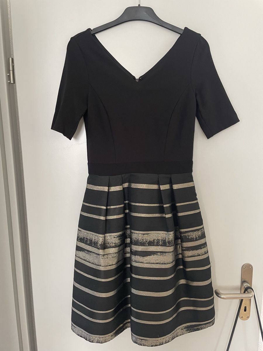 Esprit Vestiti: Esprit Kleid Schwarz Gold – Nuovo (secondo la descrizione) da Full-Reuenthal venduto da Mimi_1986 2
