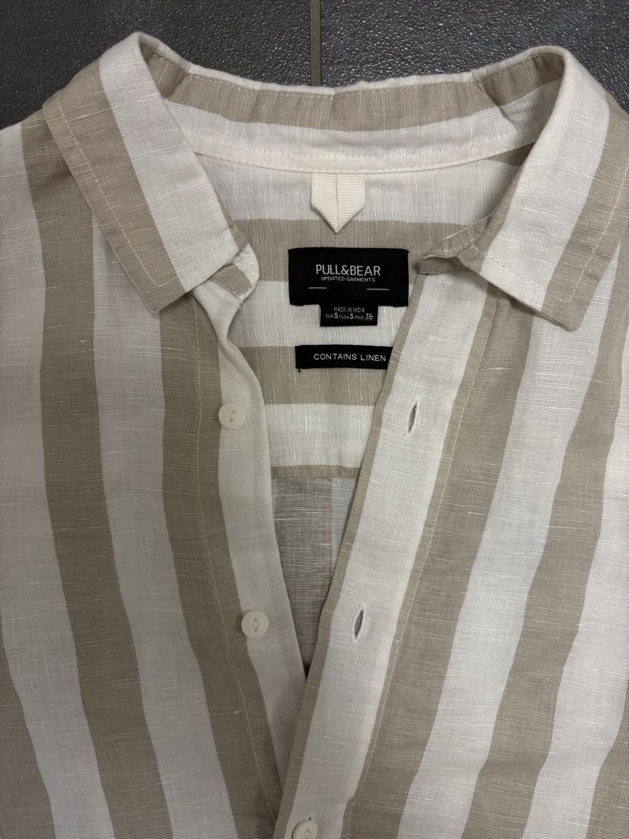 Pull&Bear Camicie: Pull&Bear Sommer Leinenhemd S – Usato da Rümlang venduto da svent 5