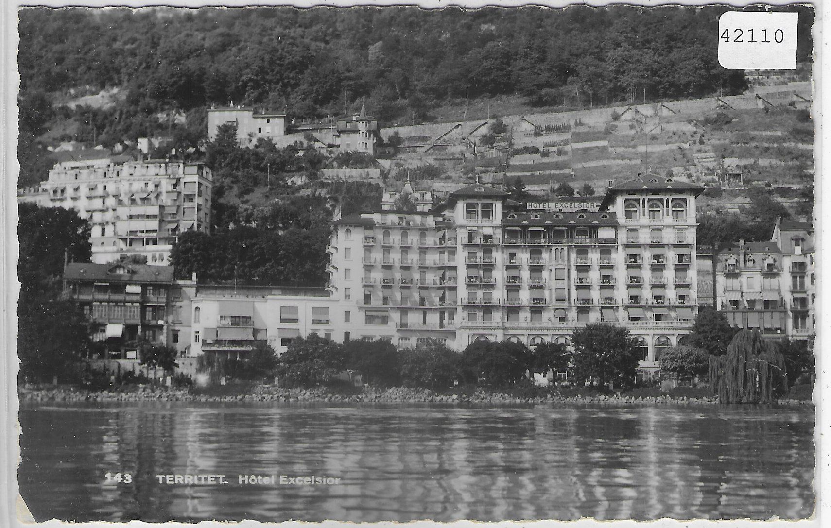 Cartoline postali: Territet - Hotel Excelsion – Usato da Ettingen venduto da Kartenplanet