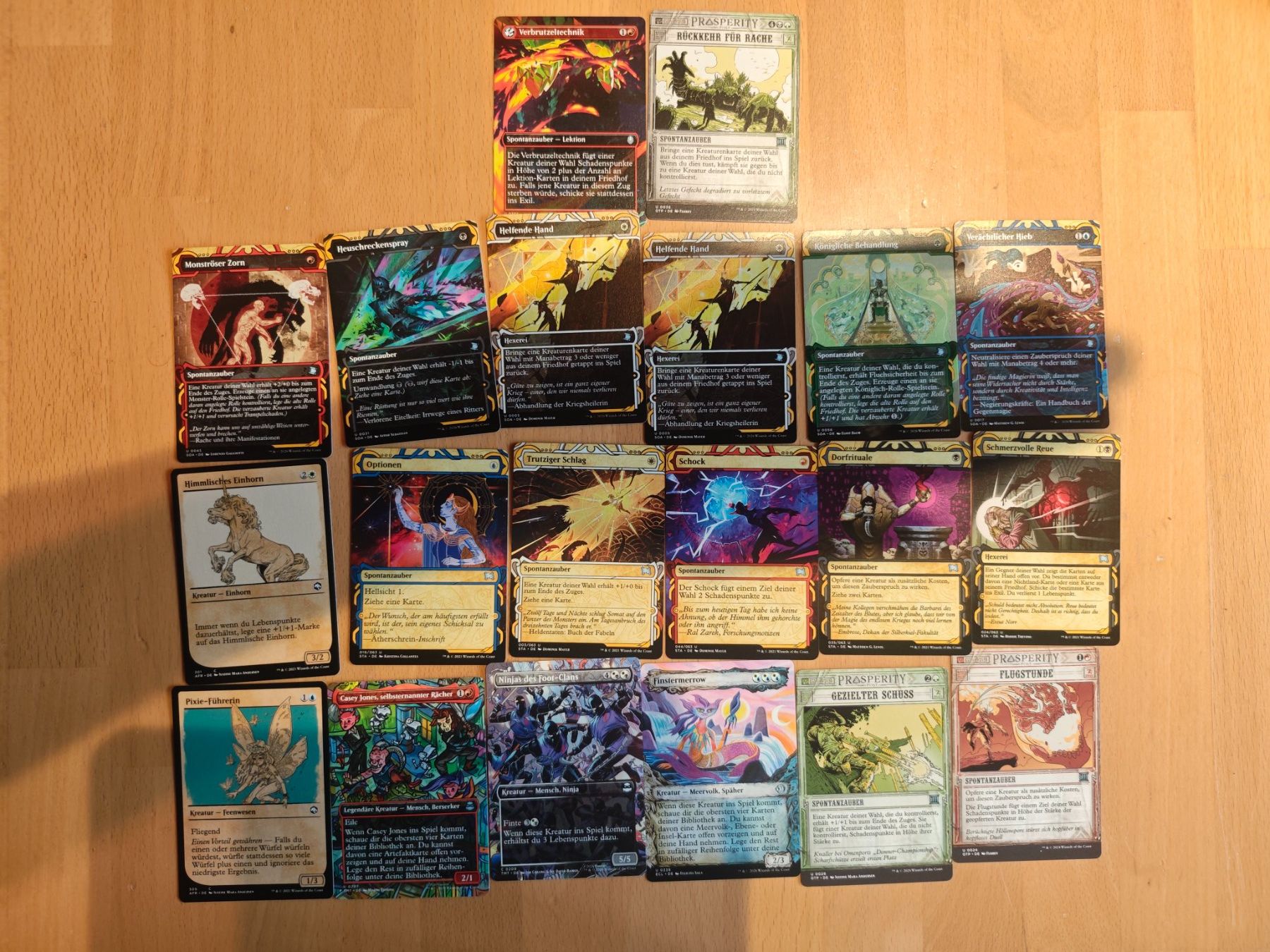 Magic The Gathering Carte collezionabili: MtG Alt arts Deutsch Commons und Uncommons – Usato da Wolfwil venduto da Rarak