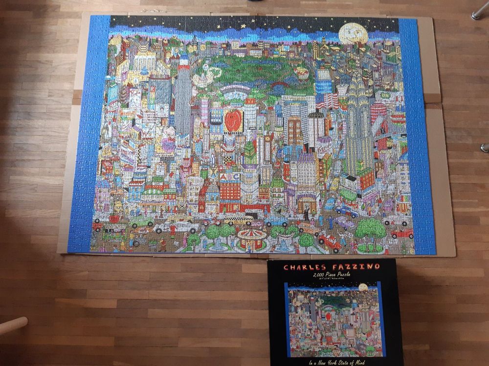 Puzzle Manhattan New York 2000 Teile – Detailreiches Stadtmotiv