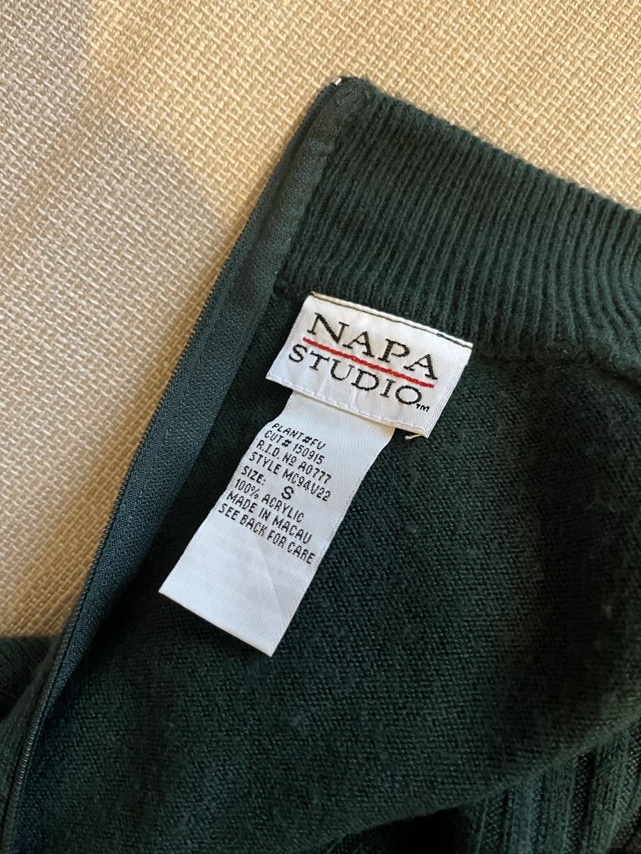 Maglioni & Felpe: Napa Studio Mock Neck Sweater - Forest Green - Size S – Usato da Mies venduto da nic_yk5d 6