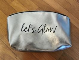 Damen Necessaire LETS GLOW goldigfarben Neu!